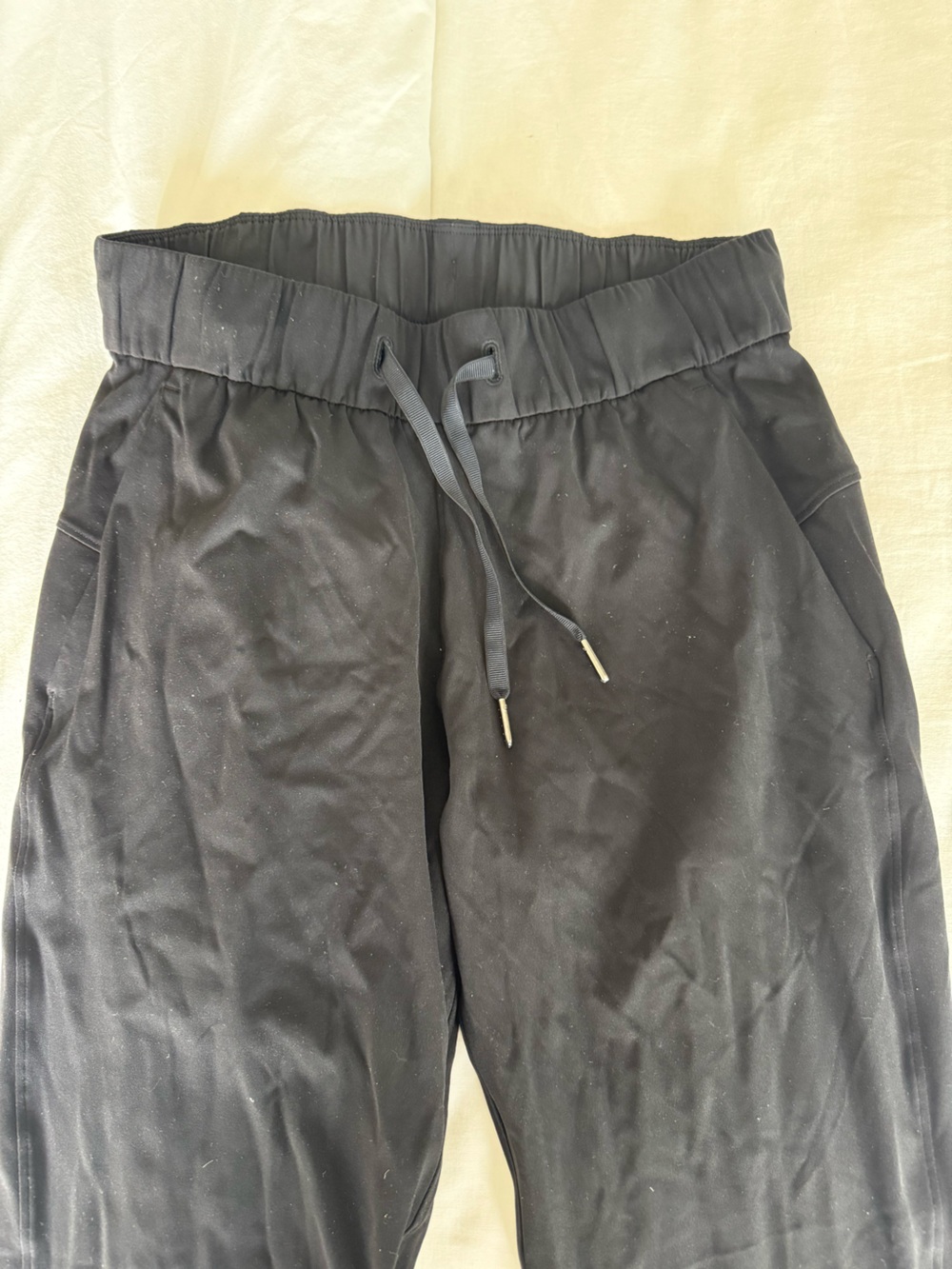Lululemon Black Drawstring On The Fly Pants